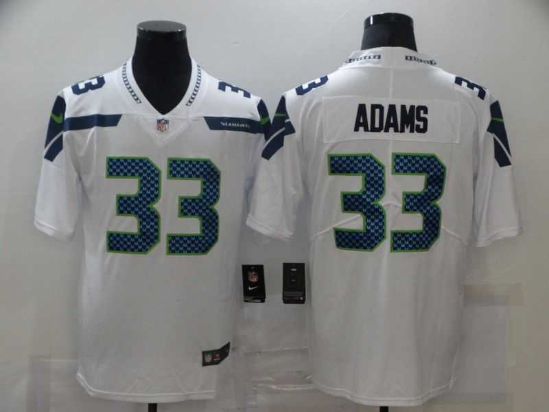 Men Seattle Seahawks 33 Adams White Nike Limited Vapor Untouchable NFL Jerseys Men Seattle Seahawks 33 Adams White Nike Limited Vapor Untouchable NFL Jerseys
